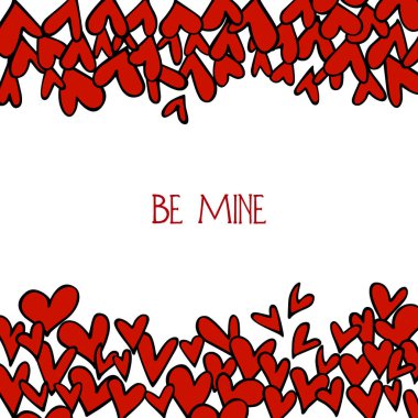 Sevgililer kartı vektör