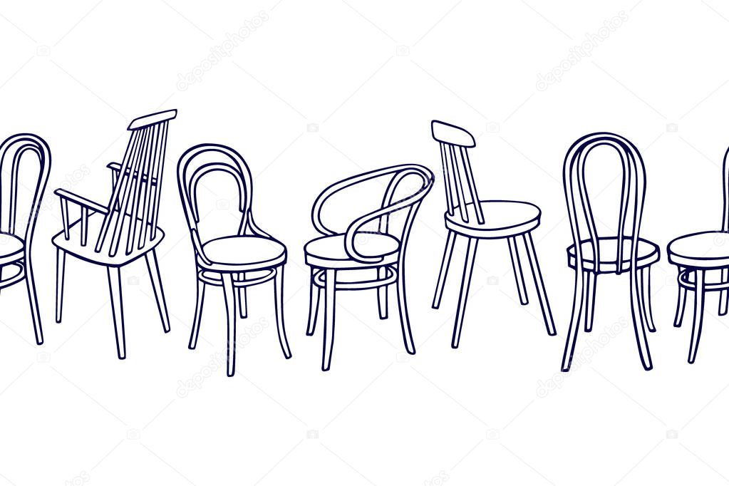 Viennese chairs pattern