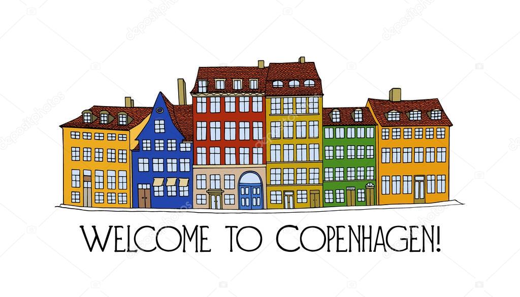 Copenhagen city poster