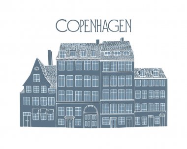 Copenhagen city poster