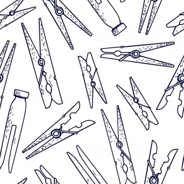 Clothespins seamless modeli