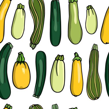Sebzeler dikişsiz desen