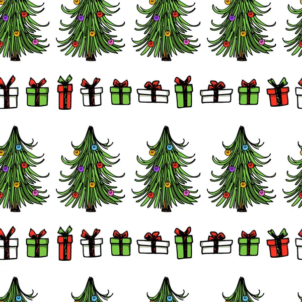 Noel Dikişsiz desen vektör