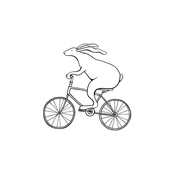 Animal en bicicleta imágenes de stock de arte vectorial | Depositphotos