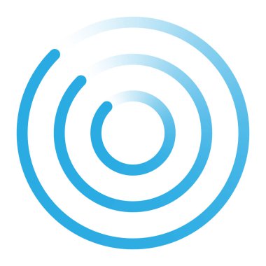 Radar soyut simgesi simgesi