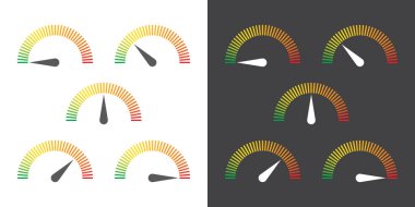 metre işaretleri Infographic ölçer öğesi