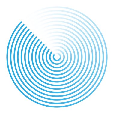 Radar soyut simgesi simgesi