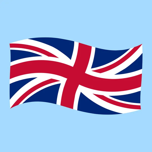 UK - Union Jack -  flag flying — Stock Vector