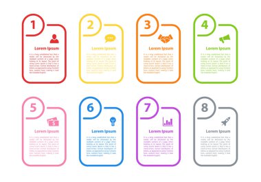 Infographic tasarım iş kavramı