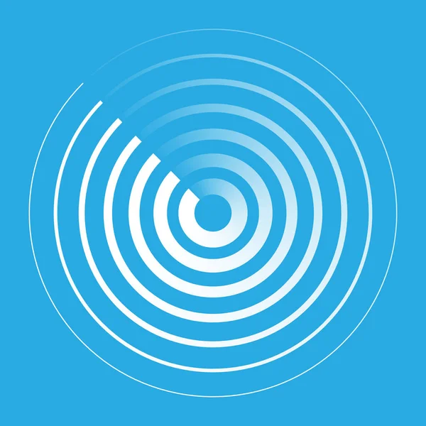 Radar soyut simgesi işareti sembol logosu 