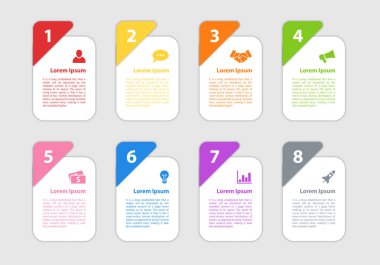 Infographic tasarım iş kavramı