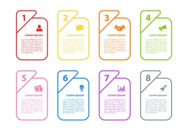 Infographic tasarım iş kavramı