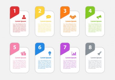 Infographic tasarım iş kavramı