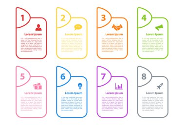 Infographic tasarım iş kavramı