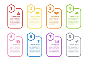 Infographic tasarım iş kavramı