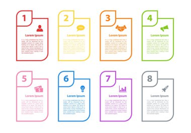 Infographic tasarım iş kavramı