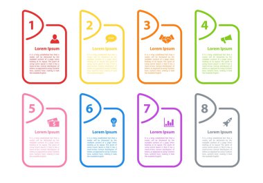 Infographic tasarım iş kavramı