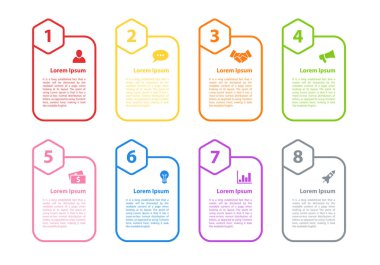 Infographic tasarım iş kavramı