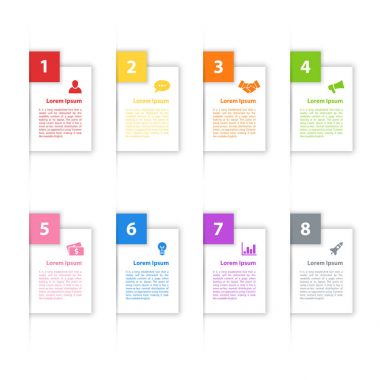 Infographic tasarım iş kavramı