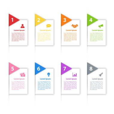 Infographic tasarım iş kavramı