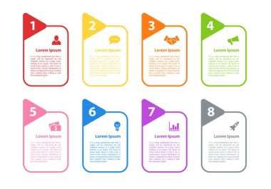 Infographic tasarım iş kavramı