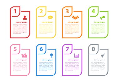 Infographic tasarım iş kavramı