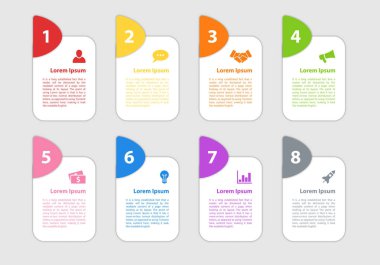 Infographic tasarım iş kavramı