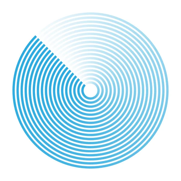 Radar soyut simgesi işareti sembol logosu