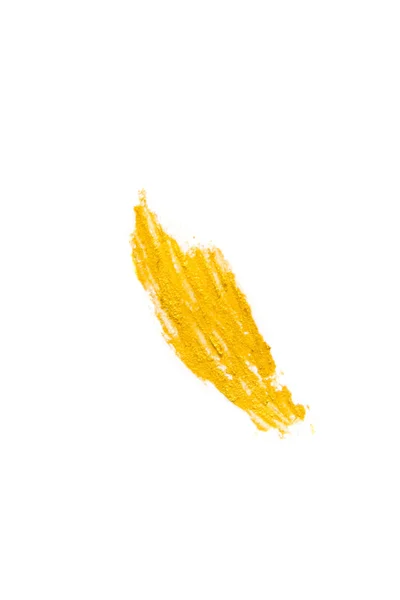 Altın suluboya doku boya leke soyut resim. Sen şaşırtıcı tasarım projesi parlayan fırça darbesi. arka plan. izole — Stok fotoğraf
