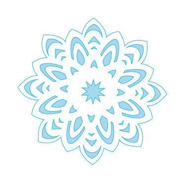 Kar tanesi simgesini grafik.