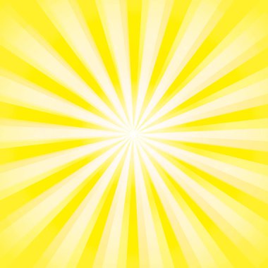 parlak güneş ray arka plan. Güneş Sunburst desen. Sarı ışınları yaz arka plan. yapraklara arka plan. popüler yıldız patlaması arka plan televizyon vintage. Vektör çizim tasarım.