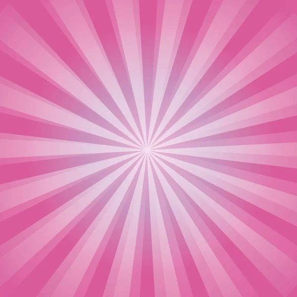 Λαμπερό ήλιο ray φόντο. Ήλιος Sunburst μοτίβο. με φόντο ροζ ακτίνες καλοκαίρι. φόντο sunrays. Δημοφιλή ray αστέρι έκρηξη φόντο τηλεόραση παλιάς χρονολογίας. Vector Εικονογράφηση Σχεδιασμός. — Διανυσματικό Αρχείο