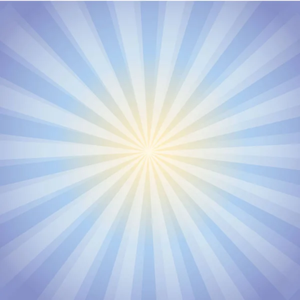 Λαμπερό ήλιο ray φόντο. Ήλιος Sunburst μοτίβο. μπλε ακτίνες καλοκαίρι φόντο. φόντο sunrays. Δημοφιλή ray αστέρι έκρηξη φόντο τηλεόραση παλιάς χρονολογίας. Vector Εικονογράφηση Σχεδιασμός. — Διανυσματικό Αρχείο