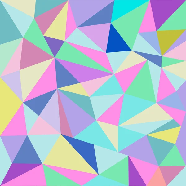 Fond vectoriel abstrait de forme futuriste pour une utilisation dans le design. texture géométrique colorée. fond triangle polygonal. gabarit fond. motif polygonal sur le mur . — Image vectorielle