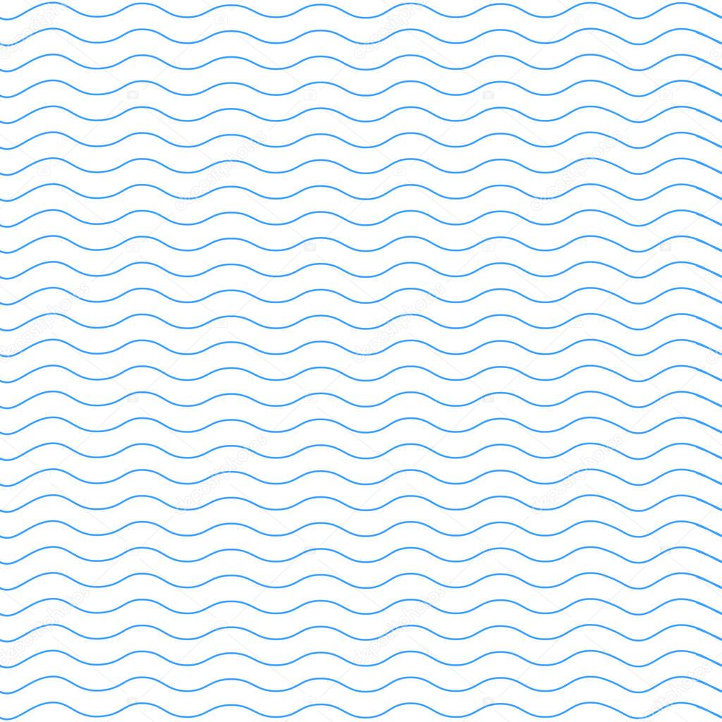 wavy line pattern vector illustration. wavy line. wavy pattern. Geometric blue pattern. Seamless background. Abstract texture for Wallpapers. Repeating geometric light wave. minimalism grey on white.