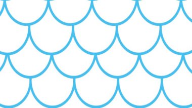 Soyut hareket grafikleri ve mavi daireli animasyon arkaplanı. yumuşak hareket