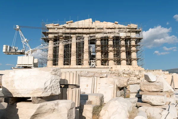 Acropoli del Partenone di Atene, Grecia — Foto Stock