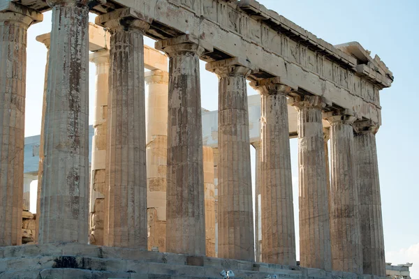 Colonnes de Partenon, Acropole d'Athènes, Grèce — Photo