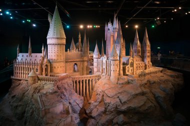 Hogwarts Castle model clipart