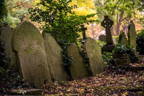 Tombstones of Highgate Cemetery, Londres — Fotografia de Stock