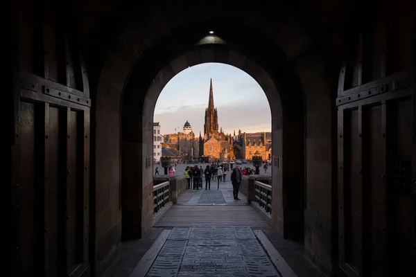 Edinburgh International Festival centre y Esplanade — Foto de Stock