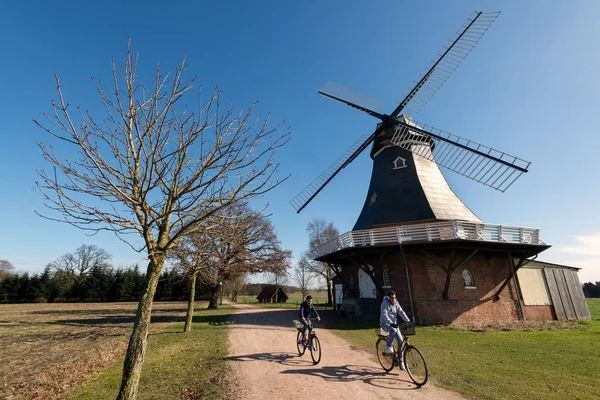 Molino de viento histórico en Alemania — Foto de Stock