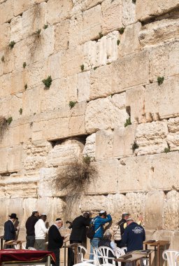 Müminler Western Wall, ağlama duvarı veya Kotel