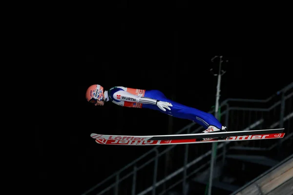 Fis 滑雪跳跃世界杯 — 图库照片