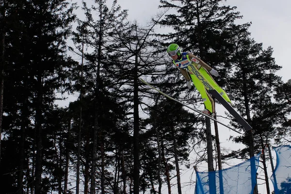Copa do mundo de saltos de esqui FIS — Fotografia de Stock
