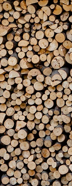 Material for heating the house. Preparation of firewood for the winter. background of firewood. A pile of firewood — Stock Photo, Image