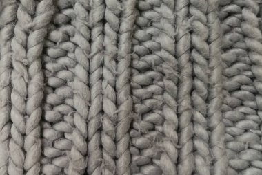 Kırsal el yapımı tombul bir kilimin ayrıntıları. Örgü yün arkaplan.