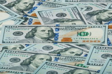 Para düşen arka plan. İş kavramı kaydetme