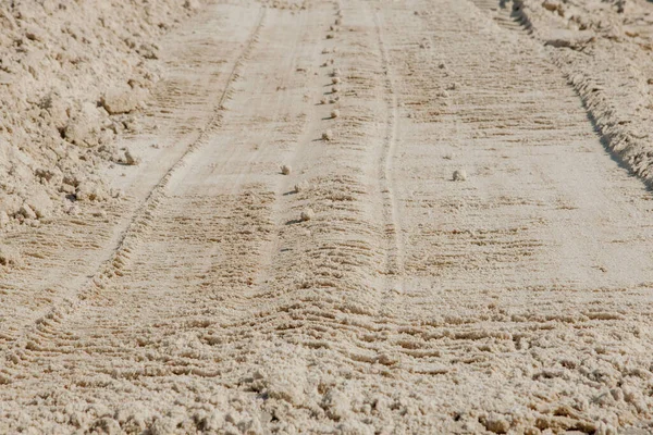 Textura de arena húmeda en la playa de la orilla del mar - aspecto retro de estilo vintage —  Fotos de Stock