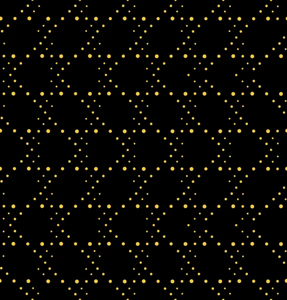 Абстрактная Геометрическая Горошек Точка Бесшовный Векторный Рисунок Текстура Желтых Точек — стоковый вектор